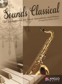 Sounds Classical - Tenor Saxophone published by Anglo (Book & CD)